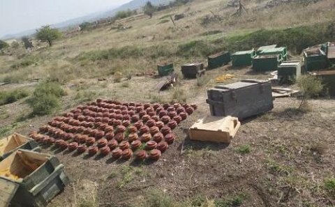 Azərbaycan polisi Xocavənddə mina aşkarladı