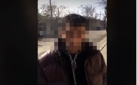 Bakıda sahibkar “oğru”nun başını zəncirlə bağladı - DİN-dən açıqlama + Video