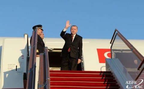 Ərdoğanın Azərbaycana səfəri başa çatdı