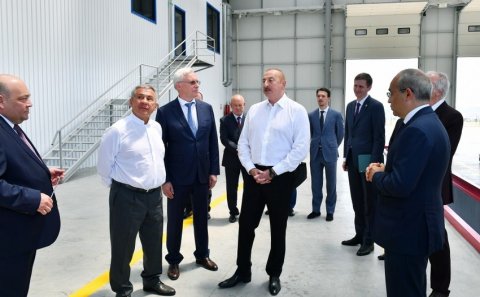 İlham Əliyev Cəbrayılda açılış mərasiminə qatıldı - FOTOLAR