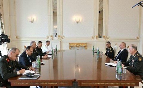 İlham Əliyev Türkiyənin Baş Qərargah rəisini qəbul etdi