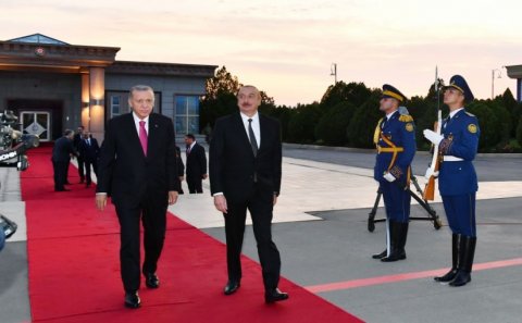 Türkiyə Prezidenti Rəcəb Tayyib Ərdoğanın Azərbaycana rəsmi səfəri başa çatdı