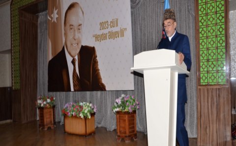 Kürdəmirdə “Heydər Əliyev və milli-mənəvi dəyərlərimiz” adlı konfrans