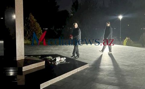 İctimaiyyətdən gizlənən Vasif Talıbov üzə çıxdı - Foto