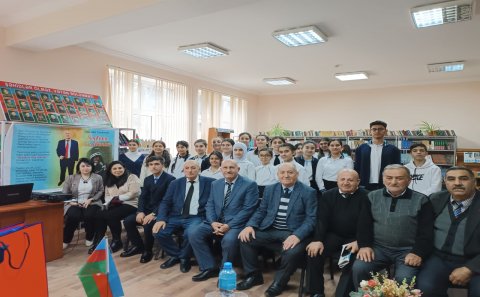 Yazıçı Hacı Qəni Camalzadə ilə görüş keçirilib 