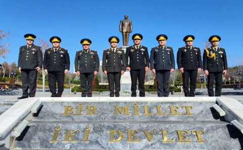 Azərbaycan Ordusunun bir qrup generalı Türkiyədə hərbi sənayə şirkətlərində olub