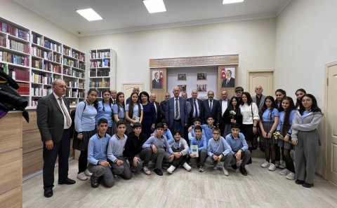 Yazıçı Hacı Qəni Camalzadə ilə oxucularının növbəti görüşü təşkil edilib