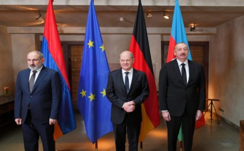 Münhendə Azərbaycan, Almaniya və Ermənistan liderlərinin birgə görüşü keçirilir