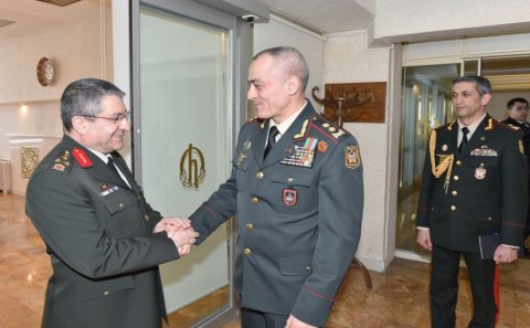 Hikmət Mirzəyev Səlcuq Bayraktaroğlu ilə görüşdü - FOTO