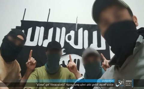 İŞİD Moskvada terror aktını törətmiş 4 terrorçunun fotosunu yayıb-FOTO