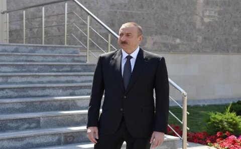 İlham Əliyev Qəbələyə getdi