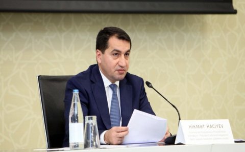 Hikmət Hacıyev: Fransanın Cənubi Qafqazla bağlı siyasəti zərərlidir