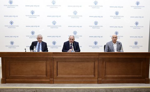 YAP Milli Məclisin buraxılması təşəbbüsünü irəli sürdü - Fotolar
