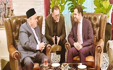 Şeyxülislam Allahşükür Paşazadə Müsəlman Ağsaqqalları Şurasının Baş katibini qəbul edib