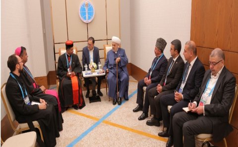  Şeyxülislam Allahşükür Paşazadə Astanada bir sıra görüşlər keçirib