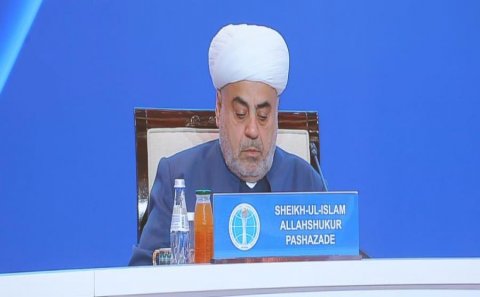 Şeyxülislam BMT-nin Sivilizasiyalar Alyansının xüsusi sessiyasında çıxış edib