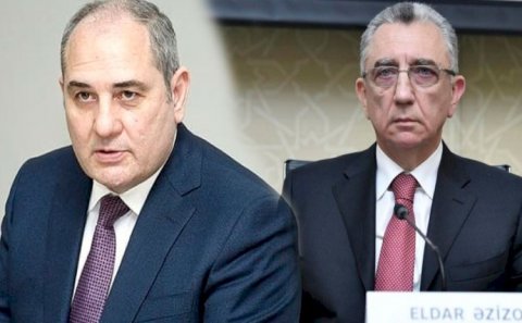 Eldar Əzizov yola salınır